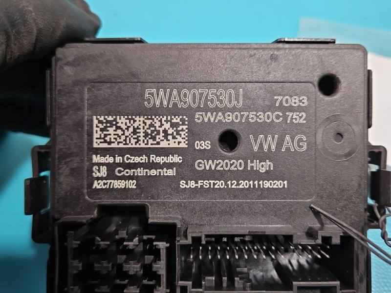 Блок управления модуль Volkswagen Caddy 5WA907530J — фото детали 3
