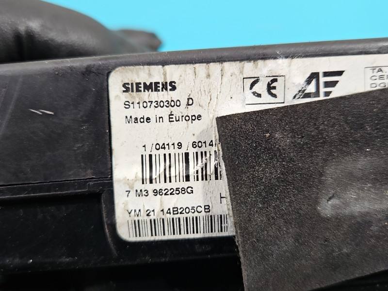 Блок керування модуль Volkswagen Sharan 7M3962258G — фото деталі 4