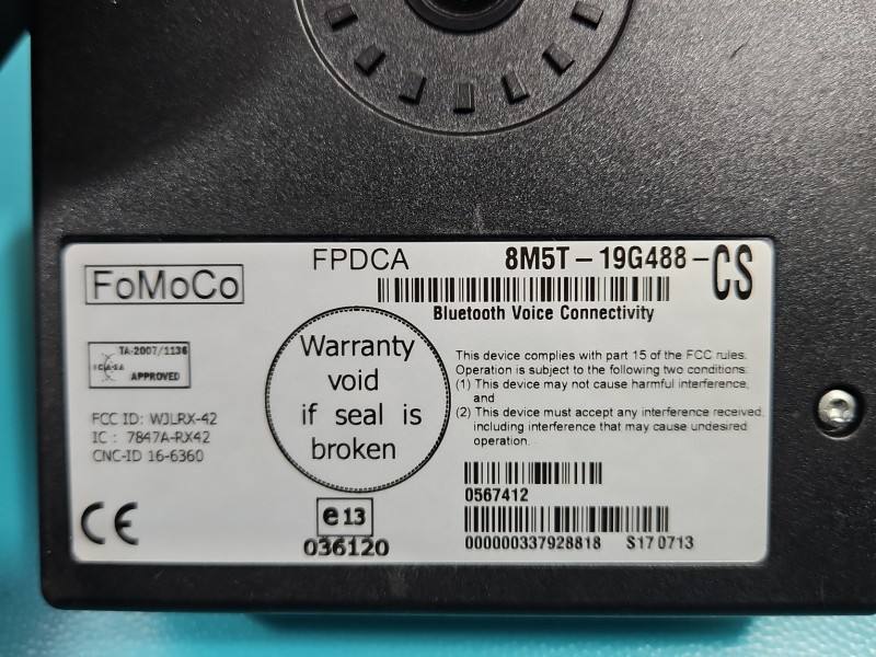 Блок керування модуль Ford S-max 8M5T-19G488-CS — фото деталі 5