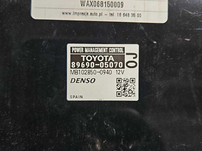 Блок керування модуль Toyota Avensis T27 89690-05070 — фото деталі 3