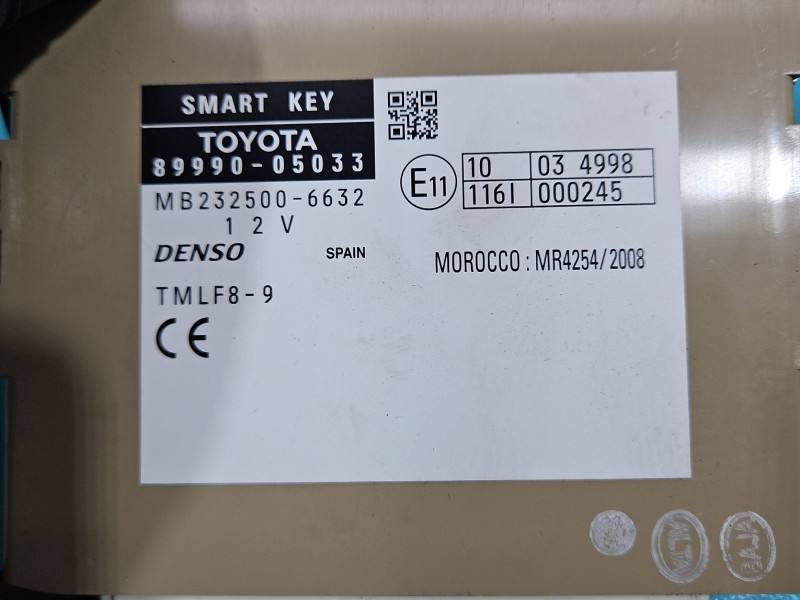 Блок керування модуль Toyota Avensis T27 89990-05033 — фото деталі 3