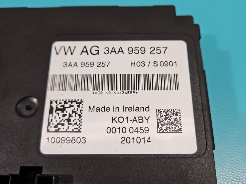 Блок керування модуль Volkswagen Passat B8 3AA959257 — фото деталі 3