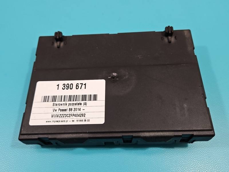 Блок керування модуль Volkswagen Passat B8 3AA959257 — фото деталі 4