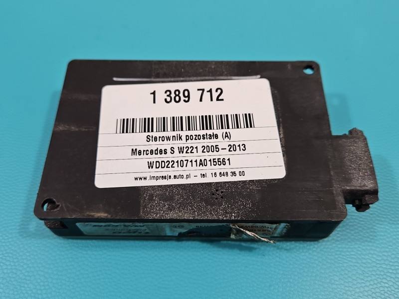 Блок керування модуль Mercedes S W221 A 004 542 52 18 — фото деталі 4