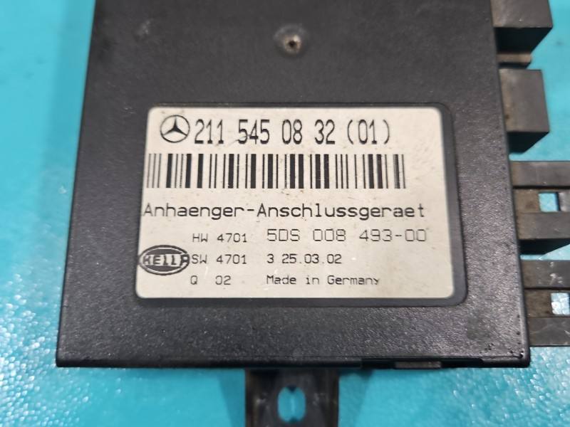 Блок керування модуль Mercedes E W211 2115450832 — фото деталі 5