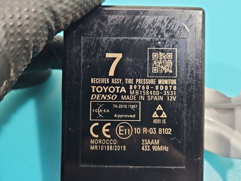 Блок керування модуль Toyota Yaris 3 89760-0D070 — фото деталі 3