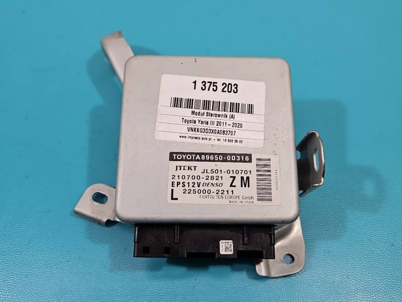 Блок керування модуль Toyota Yaris 3 89650-0D316 — фото деталі 2