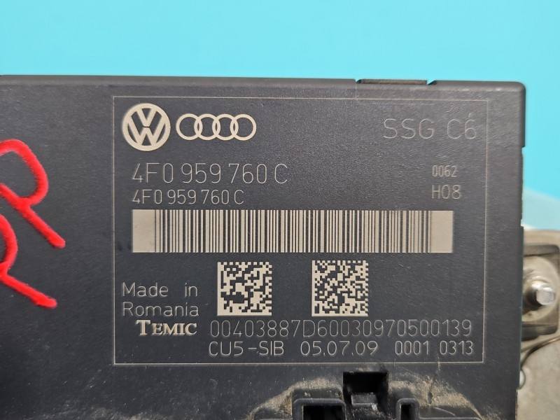 Блок керування модуль Audi A6 C6 4F0959760C — фото деталі 4