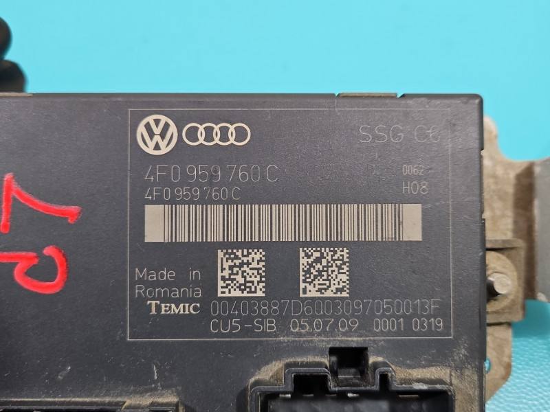 Блок керування модуль Audi A6 C6 4F0959760C — фото деталі 3