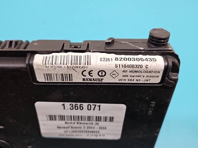 Блок керування модуль Renault Scenic 2 8200306435 — фото деталі 4