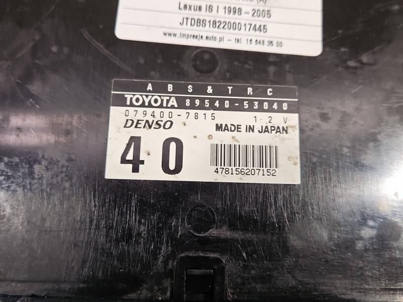 Блок керування модуль Lexus IS 89540-53040 — фото деталі 3