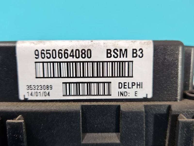 Блок керування модуль Peugeot 307 9650664080 — фото деталі 5