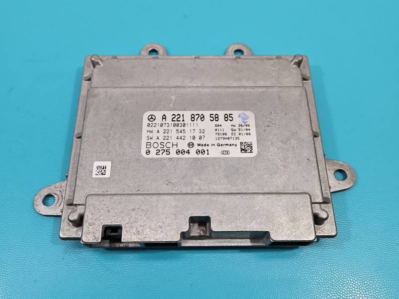 Блок керування модуль Mercedes S W221 A2218705885 — фото деталі 2