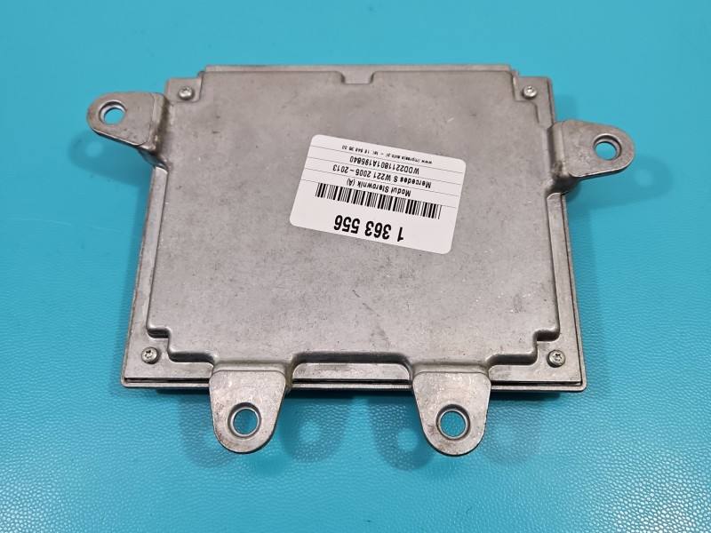 Блок керування модуль Mercedes S W221 A2218705885 — фото деталі 5