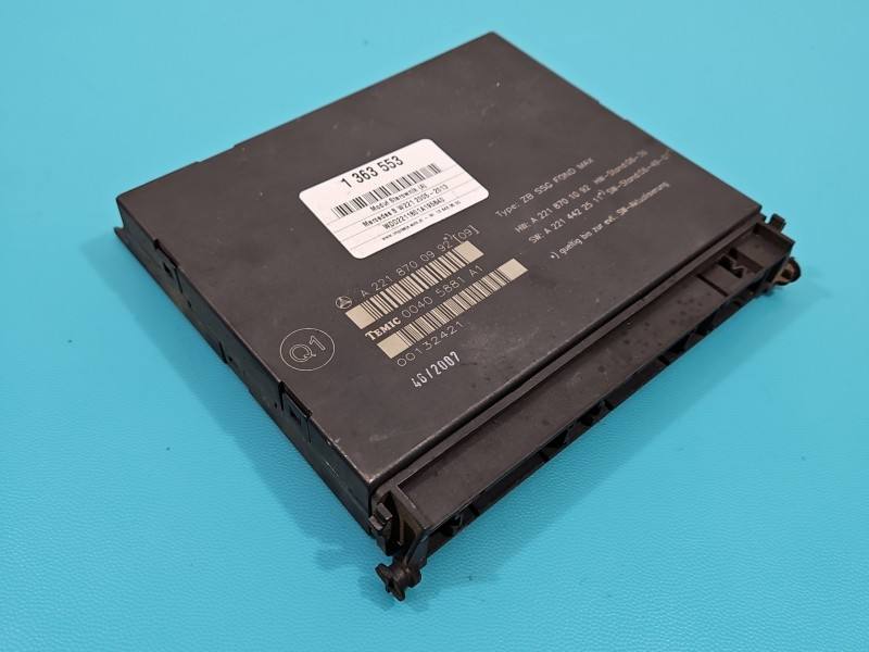 Блок керування модуль Mercedes S W221 A2218700992