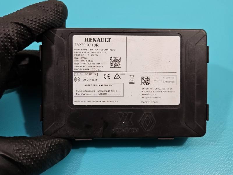Блок керування модуль Renault Fluence 282759718R — фото деталі 3