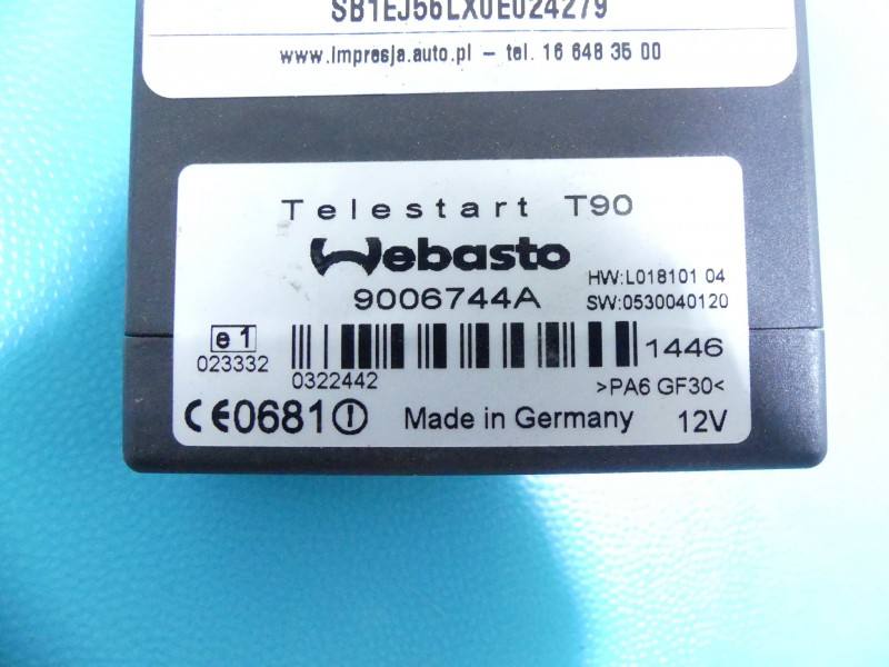 Блок керування модуль Toyota Avensis T25 9006744A — фото деталі 3