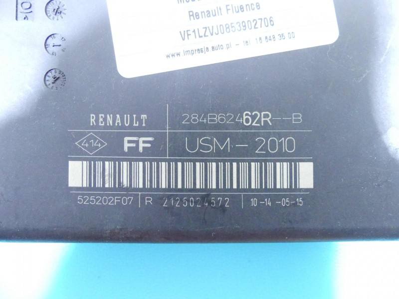 Блок керування модуль Renault Fluence 284B62462R — фото деталі 4