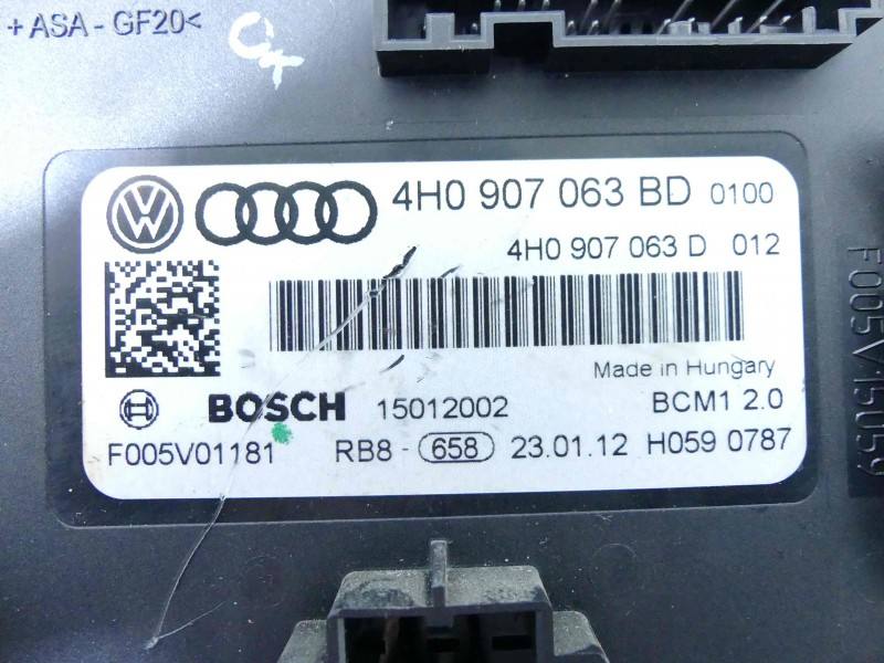 Блок керування модуль Volkswagen Touareg 4H0907063BD — фото деталі 3
