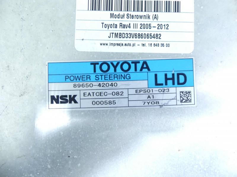 Блок управления модуль Toyota Rav4 89650-42040 — фото детали 3