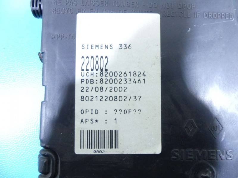 Блок керування модуль Renault Megane 2 8200261824 — фото деталі 3