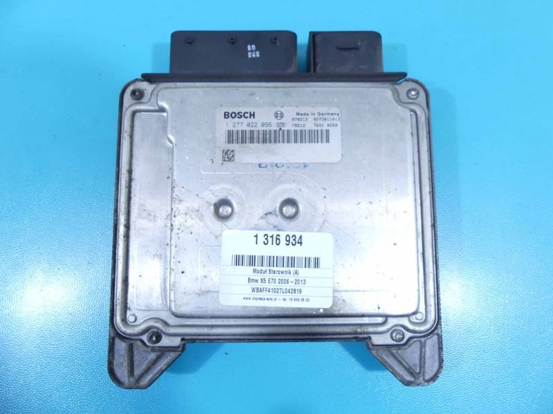 Блок керування модуль BMW X5 E70 1277022096 — фото деталі 4
