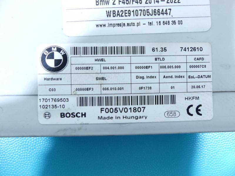 Блок керування модуль BMW 2 F45 F46 7412610 — фото деталі 5