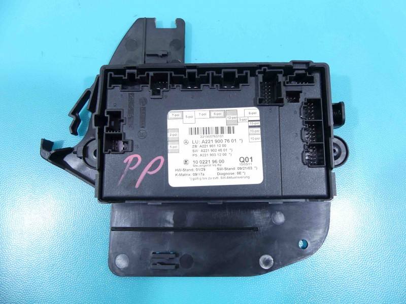 Блок керування модуль Mercedes S W221 A2219007601 — фото деталі 2