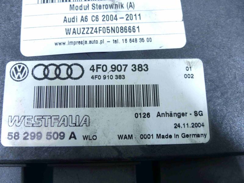 Блок керування модуль Audi A6 C6 4F0907383 — фото деталі 3