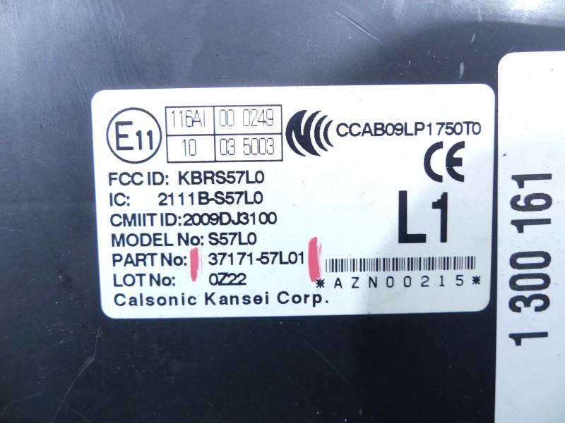 Блок керування модуль Suzuki Kizashi 37171-57L01 — фото деталі 3