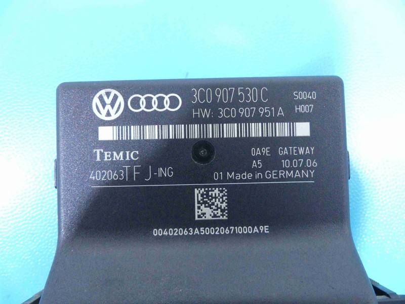Блок керування модуль Volkswagen Passat B6 3C0907530C — фото деталі 3
