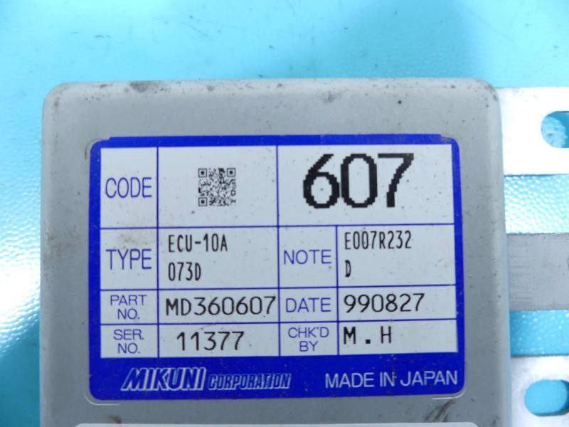 Блок керування модуль Mitsubishi Pajero MD360607 — фото деталі 3