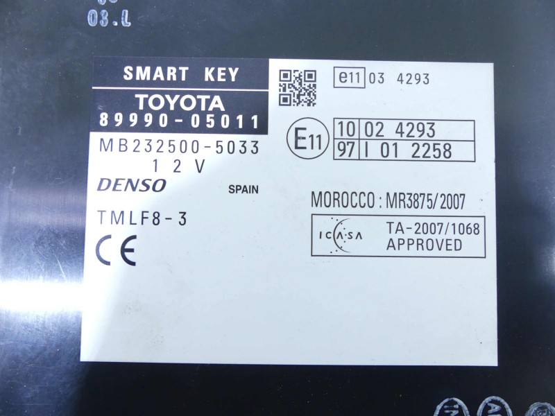 Блок керування модуль Toyota Avensis T27 89990-05011 — фото деталі 3