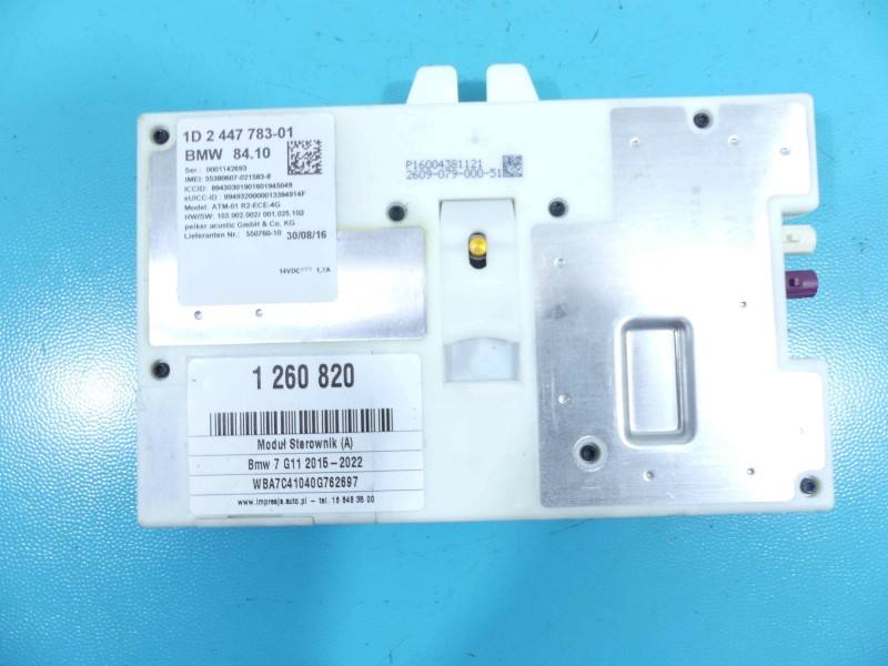 Блок керування модуль BMW 7 G11 2447783
