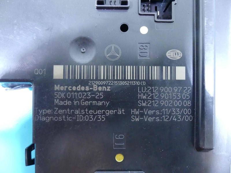 Блок керування модуль Mercedes CLS C218 2129009722 — фото деталі 3