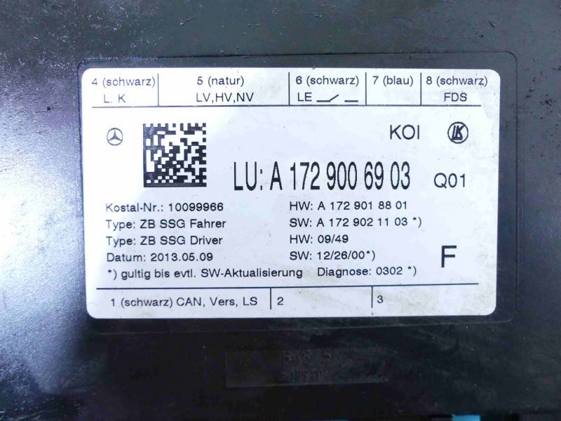 Блок керування модуль Mercedes CLS C218 A1729006903 — фото деталі 3