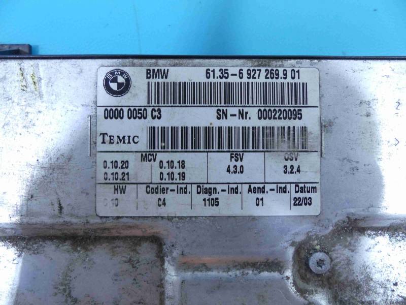 Блок керування модуль BMW 7 E65 6927269 — фото деталі 5