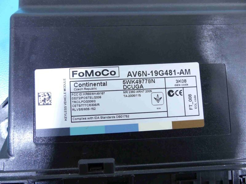 Блок керування модуль Ford Focus AV6N-19G481-AM — фото деталі 3