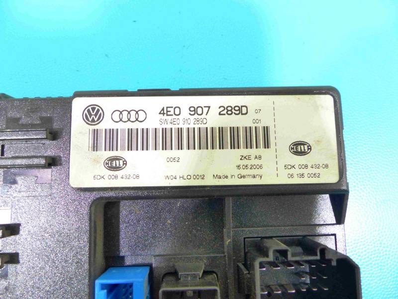 Блок керування модуль Audi A8 D3 4E0907289D — фото деталі 3