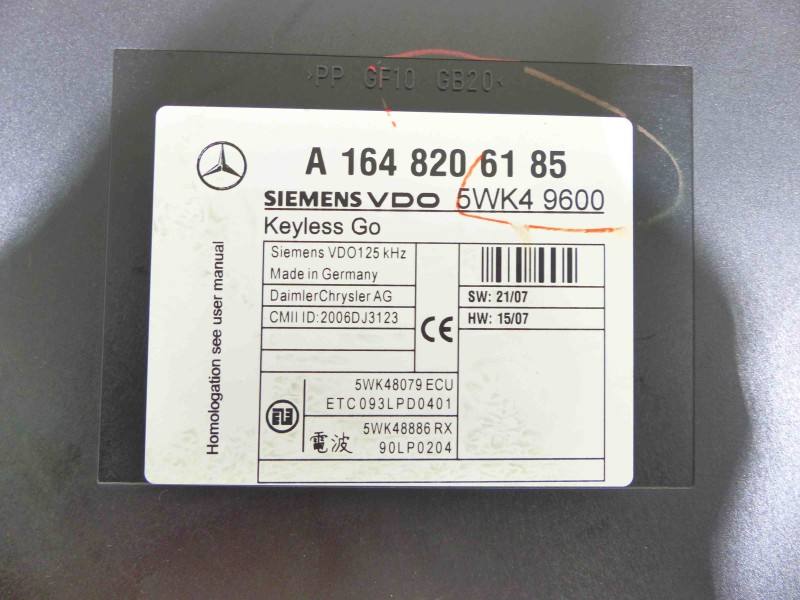 Блок керування модуль Mercedes GL X164 A1648206185 — фото деталі 3