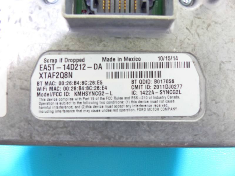 Блок керування модуль Ford Focus EA5T-14D212-DA — фото деталі 5