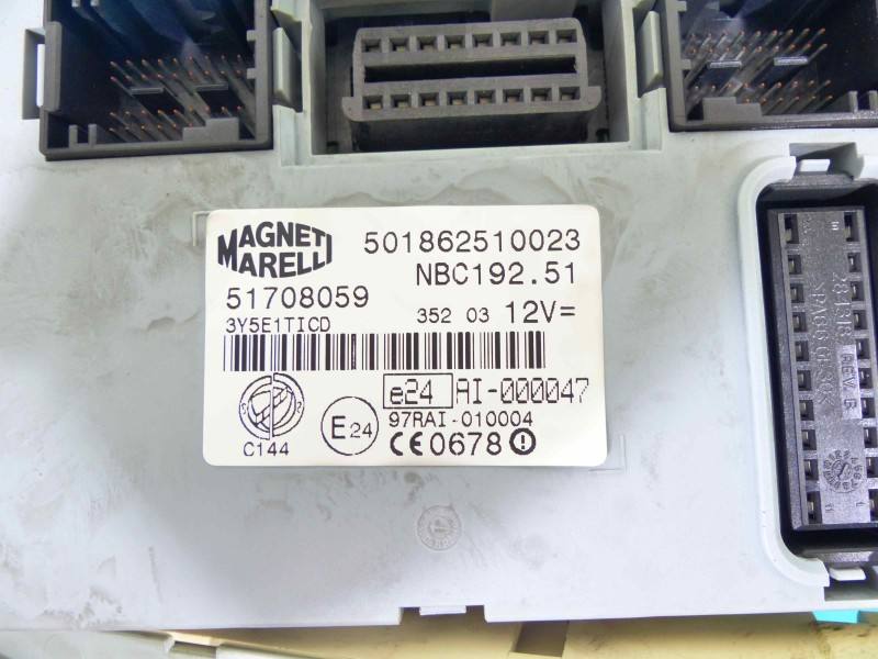Блок керування модуль Fiat Stilo 46750594 — фото деталі 6