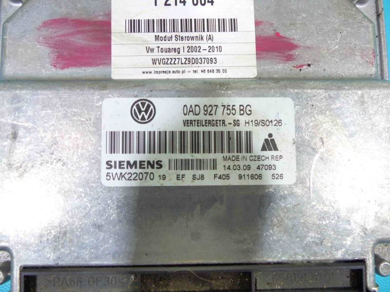 Блок керування модуль Volkswagen Touareg 5WK22070 — фото деталі 3