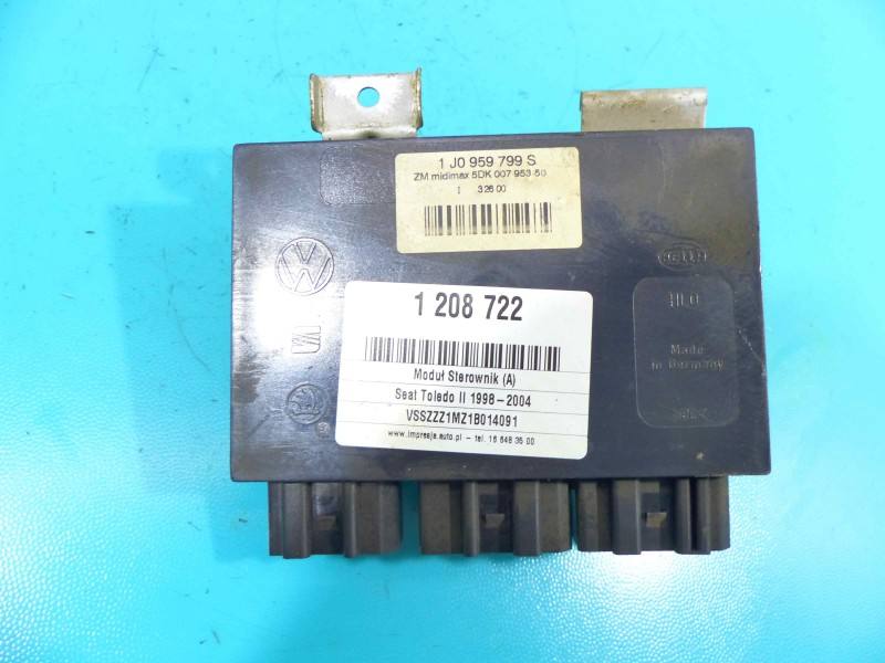 Блок керування модуль Seat Toledo 1J0959799S — фото деталі 2