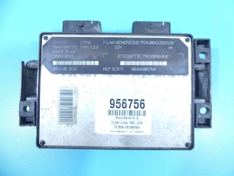 Блок керування модуль Citroen Jumpy 9644506780 — фото деталі 4