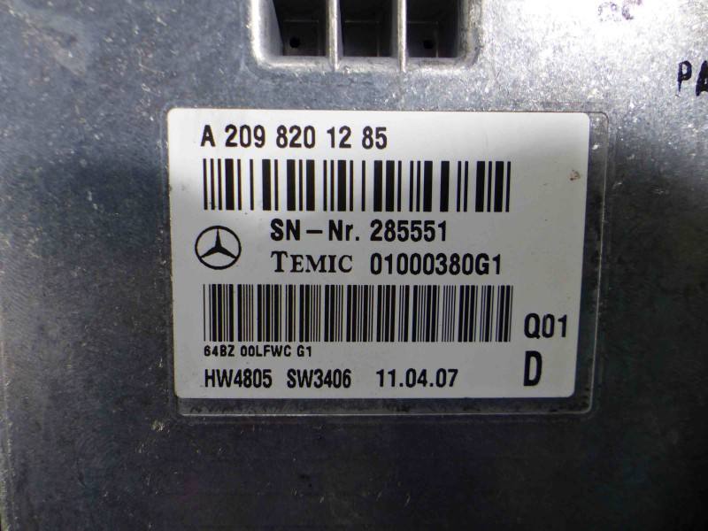 Блок керування модуль Mercedes CLS C219 A2098201285 — фото деталі 4