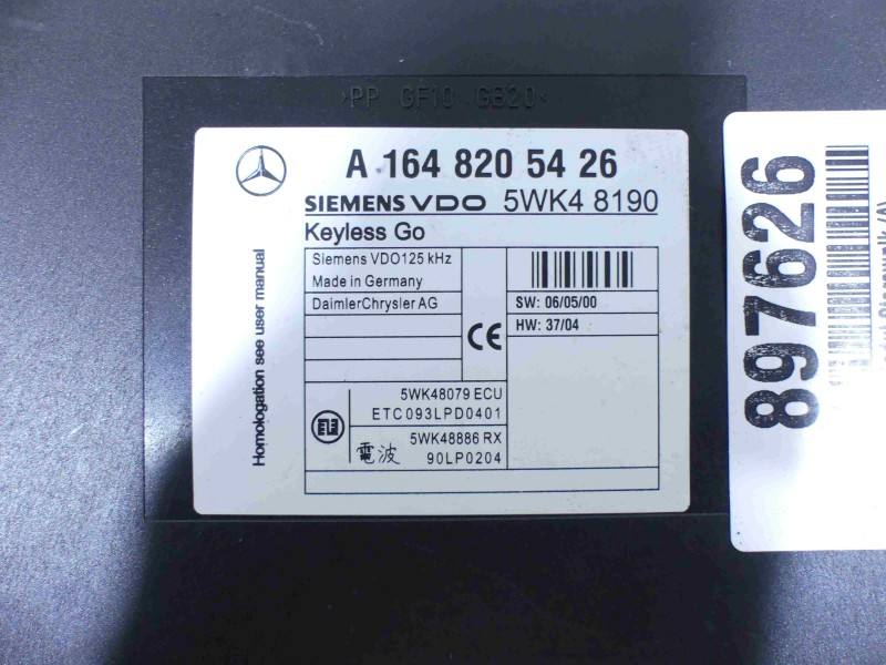 Блок керування модуль Mercedes GL X164 A1648205426 — фото деталі 3
