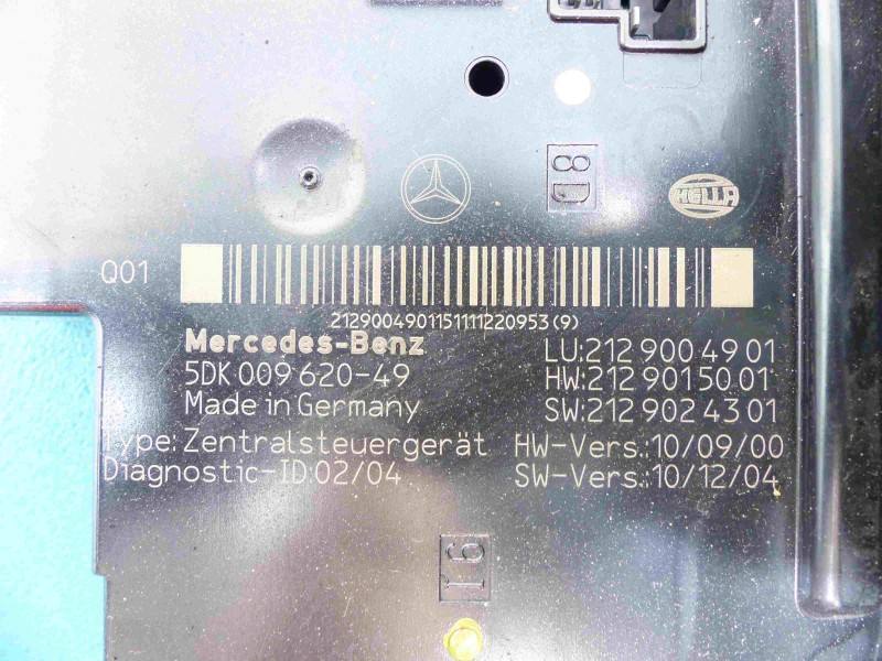 Блок керування модуль Mercedes E W212 A2129004901 — фото деталі 4