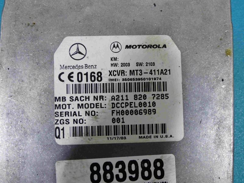 Блок керування модуль Mercedes S W220 A2118207285 — фото деталі 2