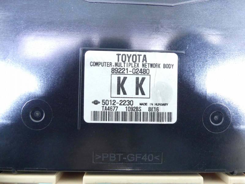 Блок керування модуль Toyota Auris 89221-02480 — фото деталі 6